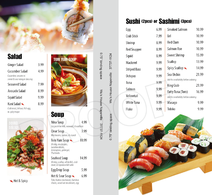 Menu Page 2
